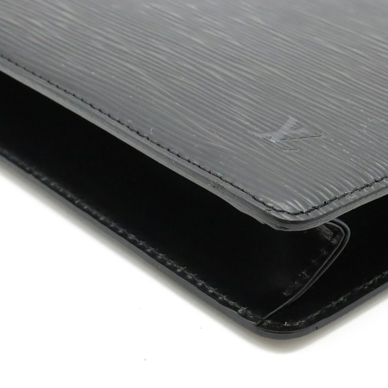 LOUIS VUITTON Epi Pochette Homme Second Bag Clutch Noir Black M52522 - Logoexplore - Image 3