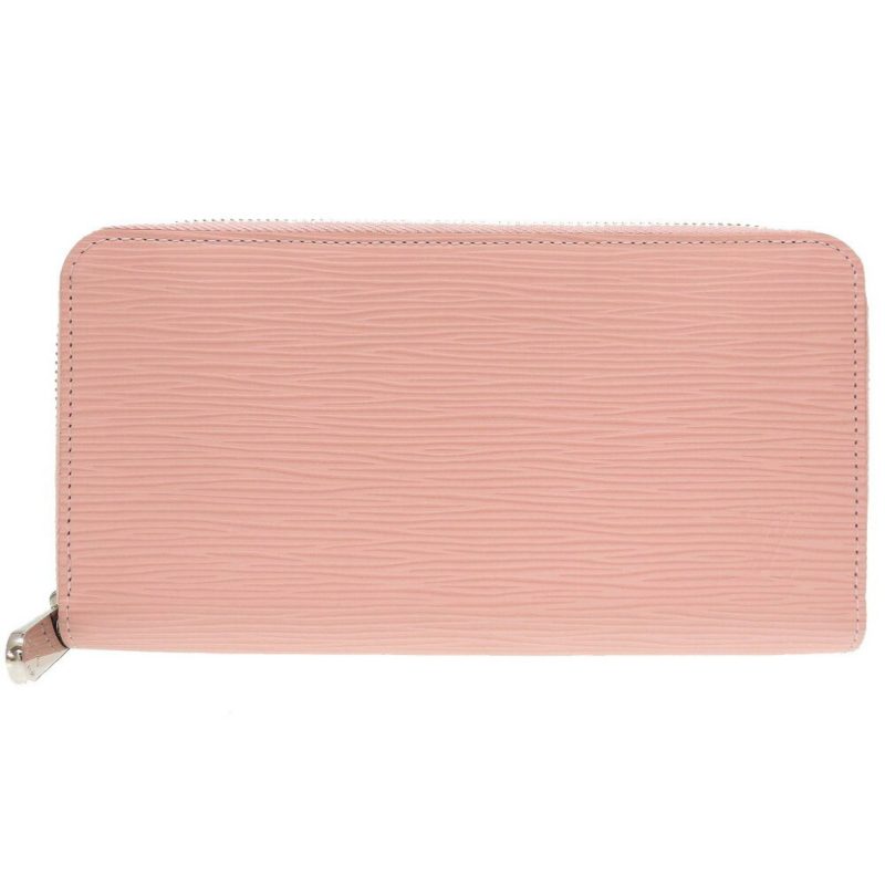LOUIS VUITTON Epi M61863 Zippy Rose Ballerine Round Long Wallet 028 - Logoexplore