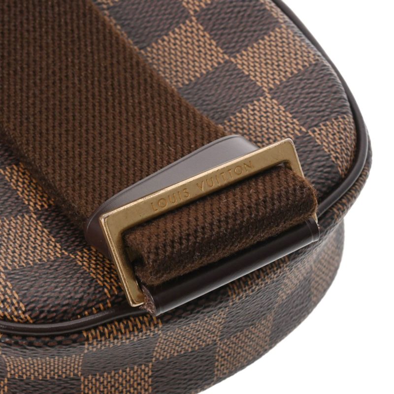 LOUIS VUITTON Damier Pochette Ganju SP Order Brown N48048 Women's Canvas Body Bag - Logoexplore - Image 10