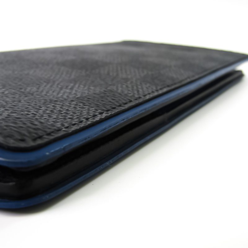 Louis Vuitton Damier Graphite Brazza Wallet N63266 Neptune Men's Damier Graphite Long Wallet (bi-fold) Blue - Logoexplore - Image 7
