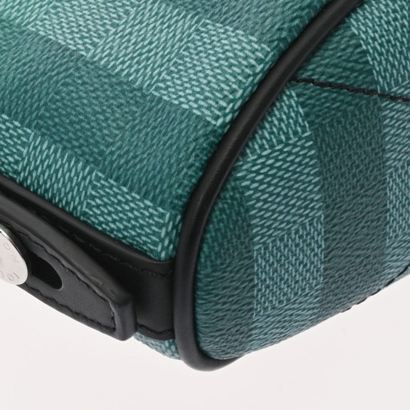 LOUIS VUITTON Damier Stripe Sac Marant Green/Yellow M59920 Shoulder Bag - Logoexplore - Image 5