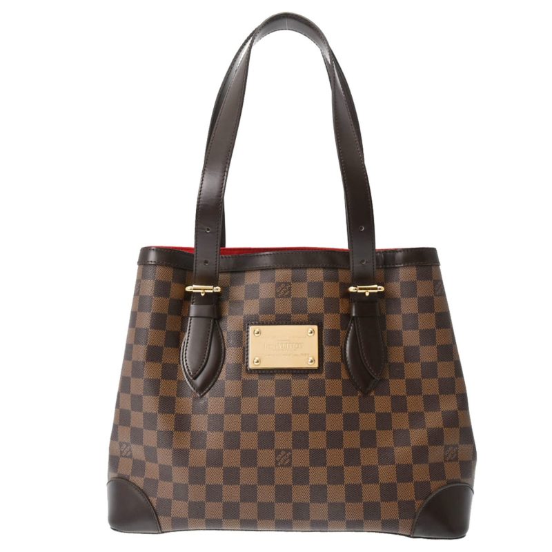 LOUIS VUITTON Damier Hampstead MM Brown N51204 Women's Canvas Handbag - Logoexplore