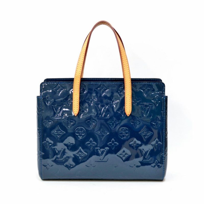 LOUIS VUITTON Catalina BB Vernis Handbag Monogram M90051 Blue Ladies - Logoexplore - Image 3