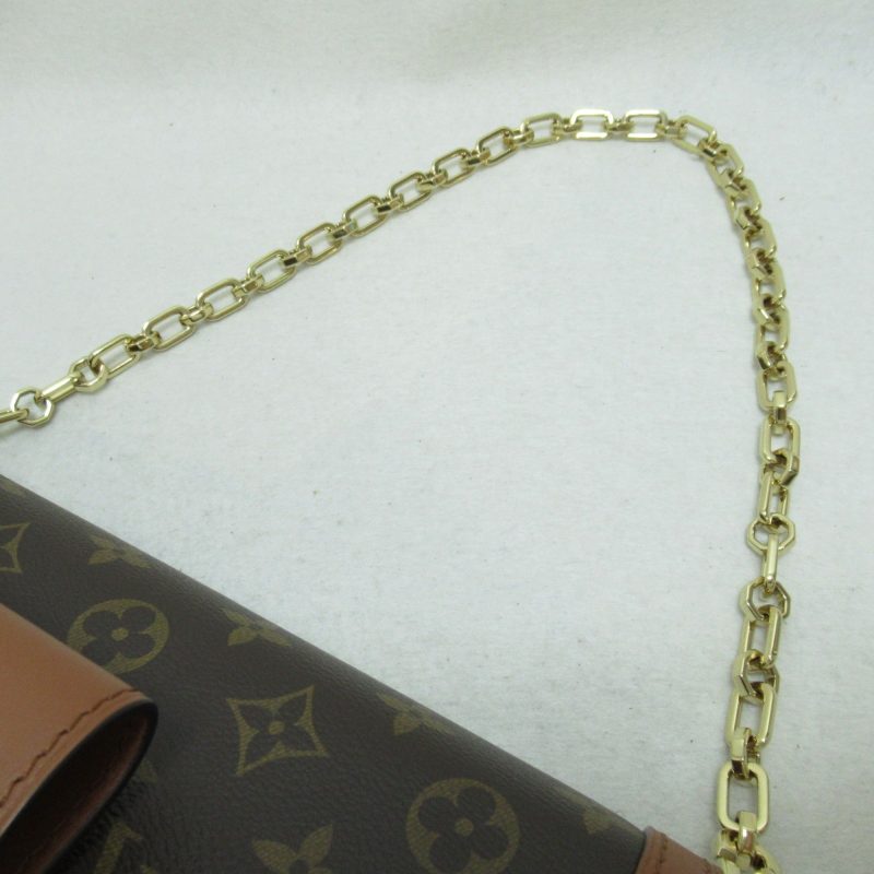 LOUIS VUITTON Daufine MM Shoulder Bag Brown Monogram Reverse PVC coated canvas M45958 - Logoexplore - Image 8