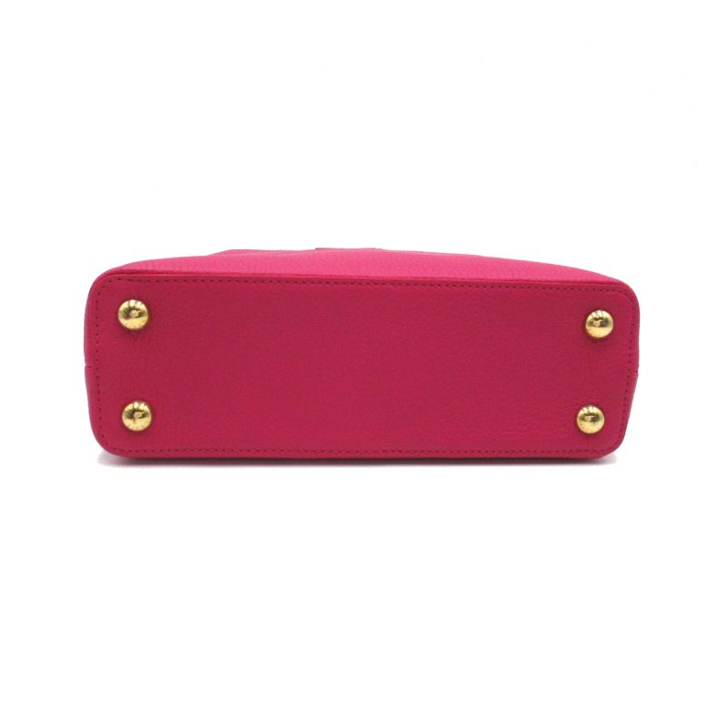 LOUIS VUITTON CapucineBB Pink Taurillon Clemence Leather leather M90294 - Logoexplore - Image 5