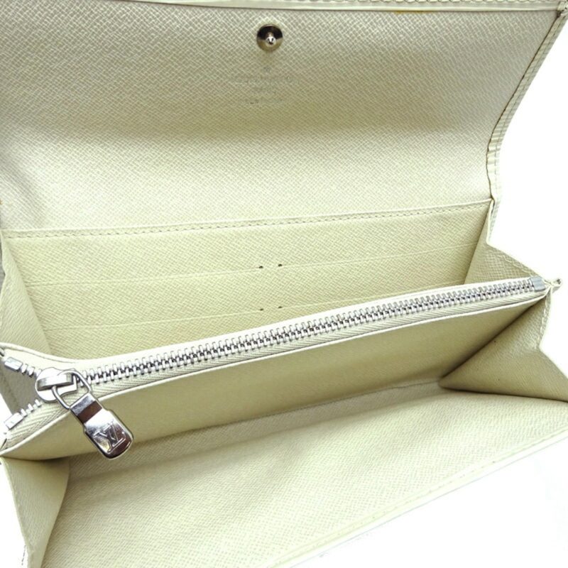 Louis Vuitton Epi M6516J Women's Epi Leather Long Wallet (bi-fold) LV Off White White - Logoexplore - Image 5