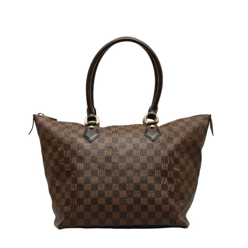 LOUIS VUITTON Damier Saleya MM Handbag Tote Bag N51188 Brown PVC Leather Ladies - Logoexplore - Image 3