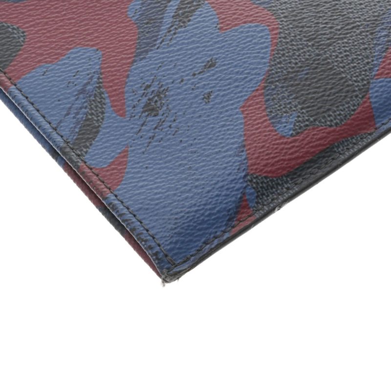 LOUIS VUITTON Damier Ecobalt Pochette Jour GM Camouflage N63292 Men's Clutch Bag - Logoexplore - Image 4