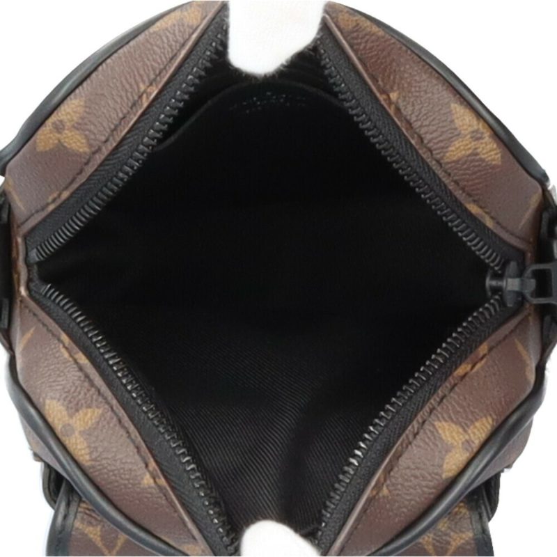 LOUIS VUITTON Crust Fur Wearable Monogram Macassar Shoulder Bag M69404 Brown Unisex - Logoexplore - Image 6