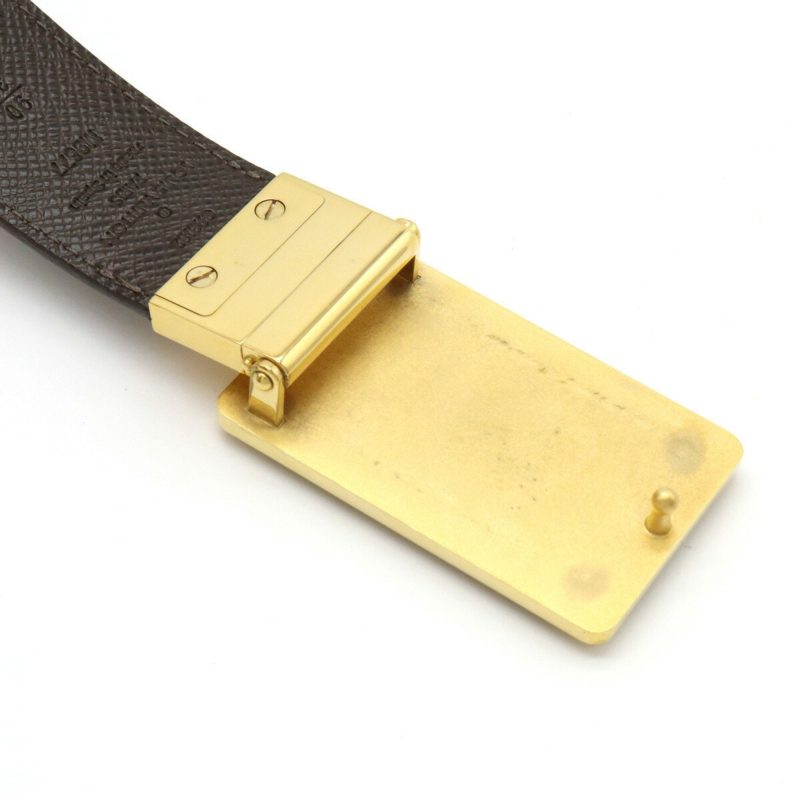 LOUIS VUITTON Damier Sainteur Enventour Belt Reversible #90 90/36 M9677U - Logoexplore - Image 4