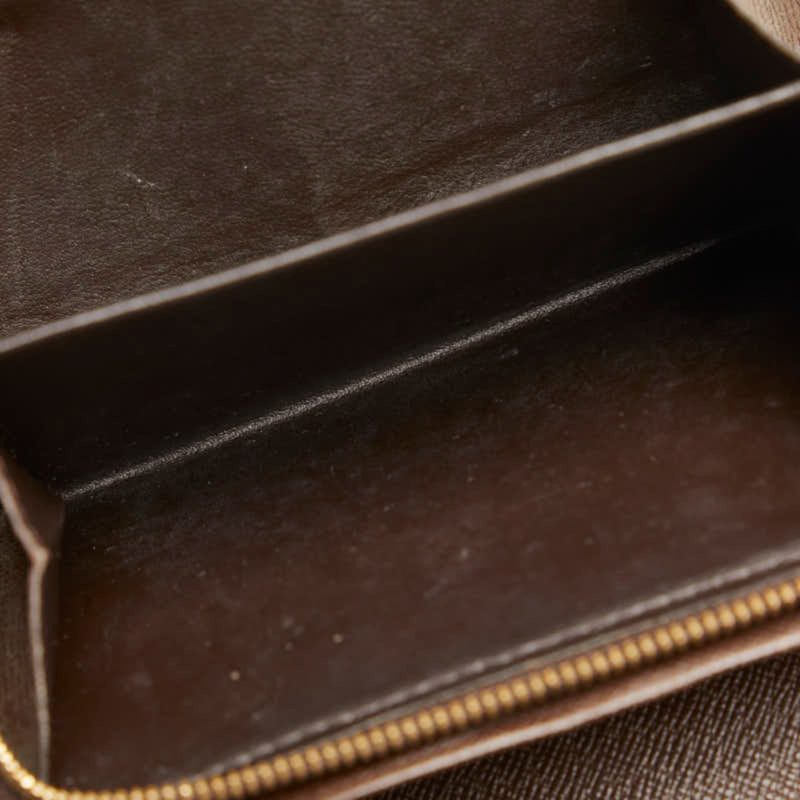 LOUIS VUITTON Damier Portomone Vietresor Bifold Wallet N61730 Brown PVC Leather Women's - Logoexplore - Image 7