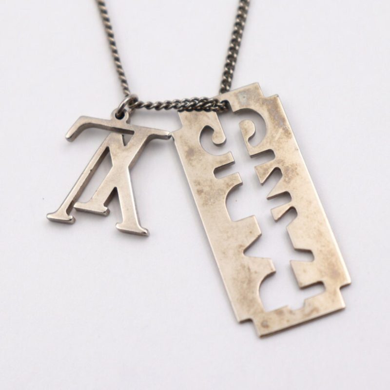 LOUIS VUITTON Collier Charm For Gentlemen Necklace MP2084 Metal Silver - Logoexplore - Image 7