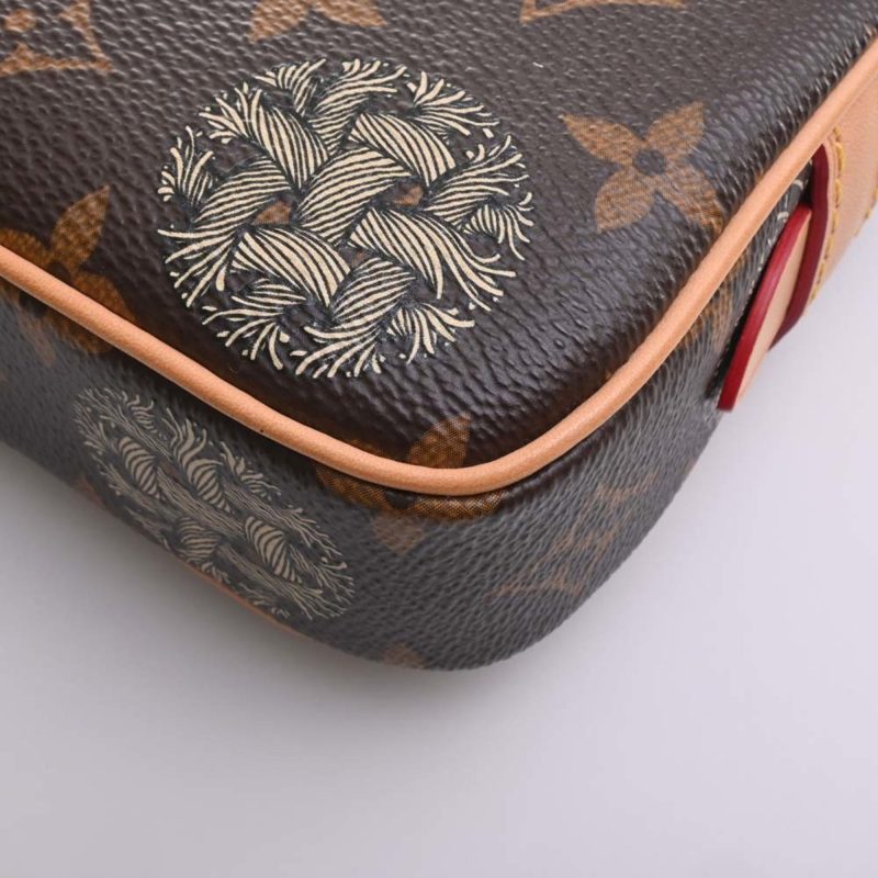 LOUIS VUITTON Christopher Nemeth Collaboration Monogram Pochette Volga Clutch Bag Second M61323 Brown Women's - Logoexplore - Image 4