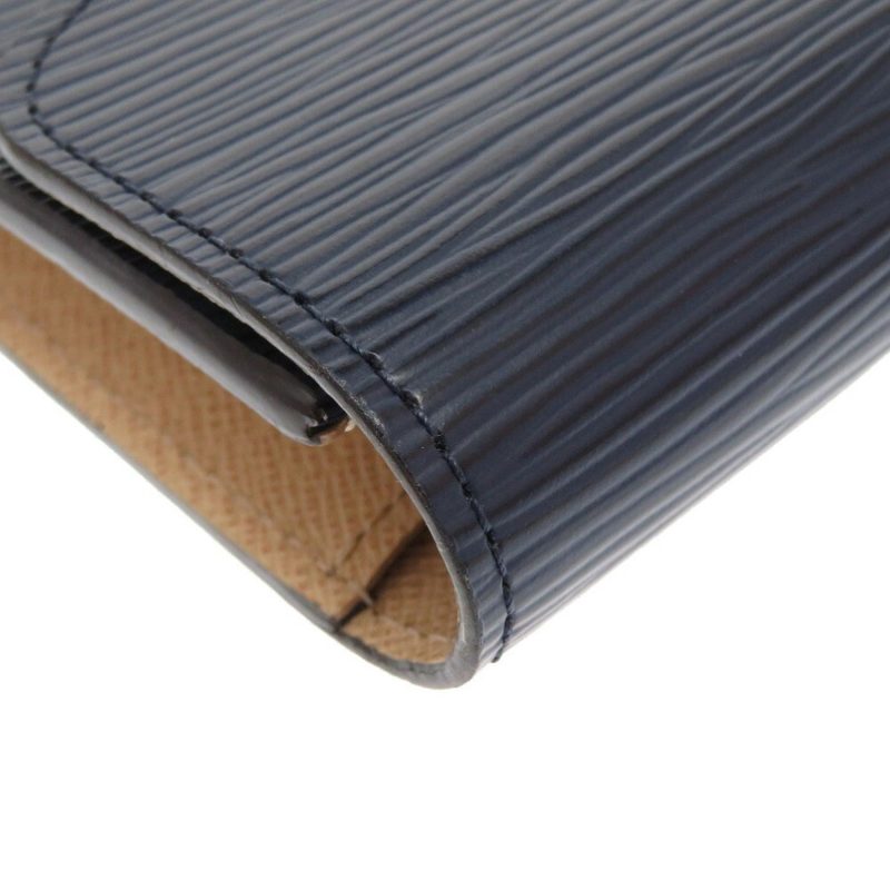 Louis Vuitton Epi Portefeuille Emily M60854 Leather Andigo Blue Long Wallet - Logoexplore - Image 5
