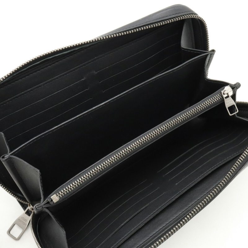 LOUIS VUITTON Damier Infini Zippy XL Second Bag Clutch Leather Onyx Black Men's N61254 - Logoexplore - Image 5