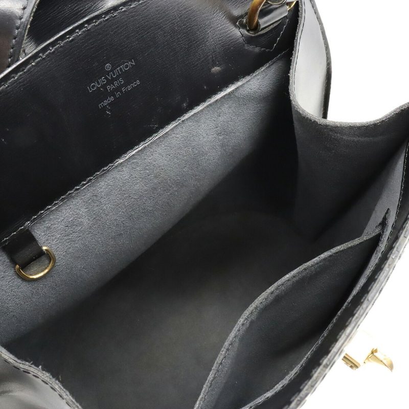 LOUIS VUITTON Epi Cluny Shoulder Bag Leather Noir Black M52252 - Logoexplore - Image 5