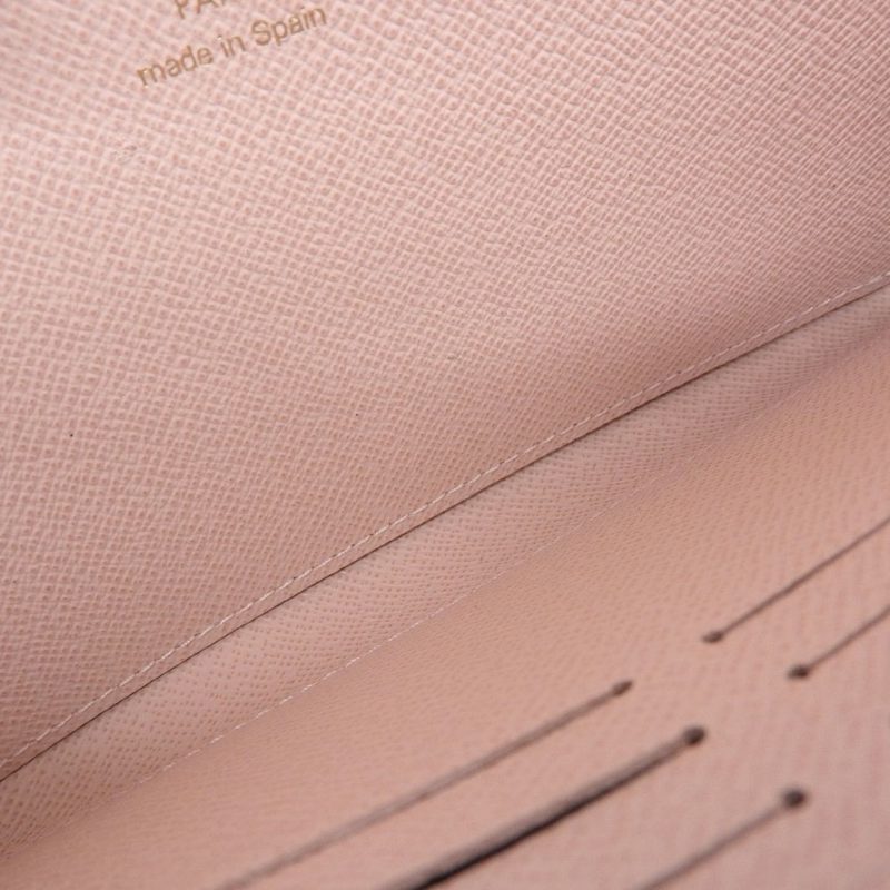 Louis Vuitton Damier Zippy Wallet Round Zipper Long Pink N60046 - Logoexplore - Image 5
