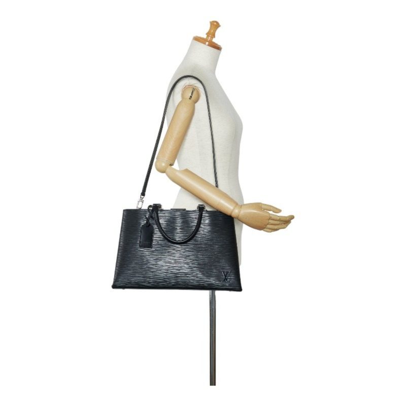 LOUIS VUITTON Epi Kleber MM Handbag Shoulder Bag M51323 Noir Black Leather Ladies - Logoexplore - Image 10