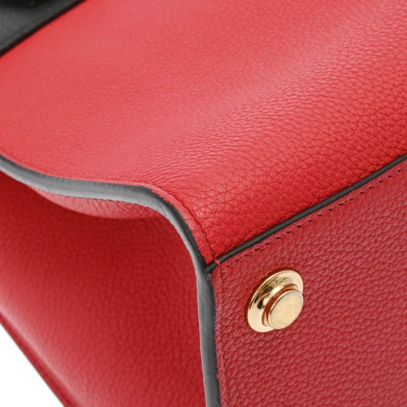 LOUIS VUITTON City Steamer PM Noir/Rouge M54868 Women's Taurillon Leather Bag - Logoexplore - Image 8