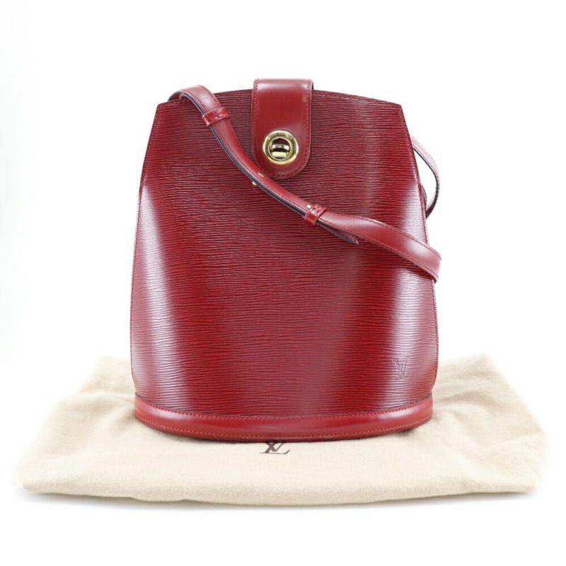 LOUIS VUITTON Cluny Shoulder Bag M52257 Epi Leather Castilian Red VI0995 Women's - Logoexplore - Image 10