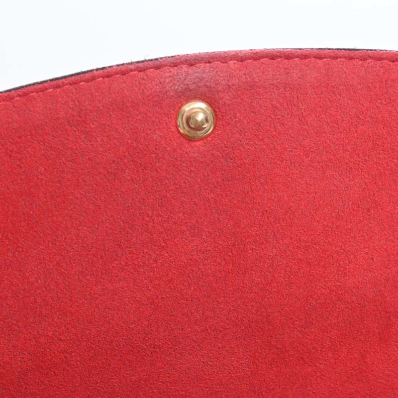 LOUIS VUITTON Damier Twice Shoulder Bag N48259 Brown/Red Ladies - Logoexplore - Image 10