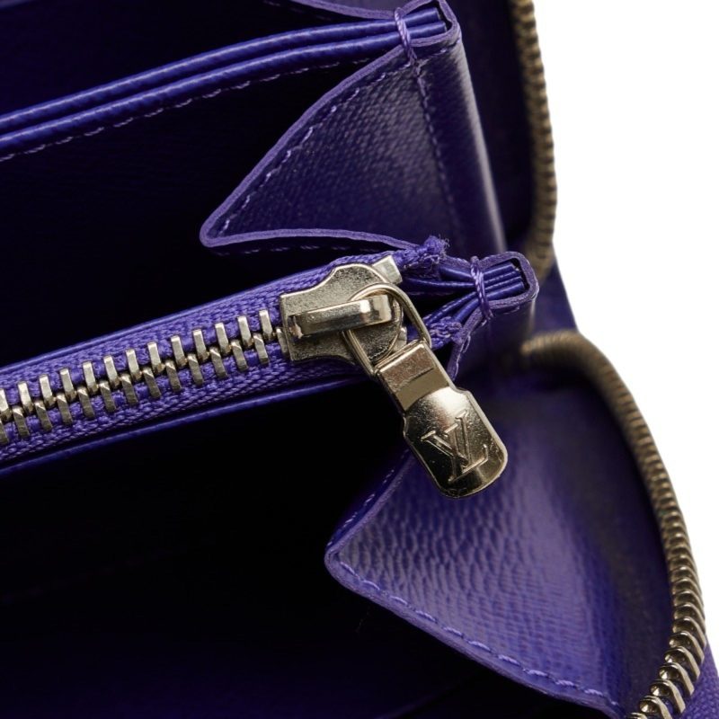 LOUIS VUITTON Epi Zippy Round Long Wallet M6030G Fig Purple Leather Ladies - Logoexplore - Image 5