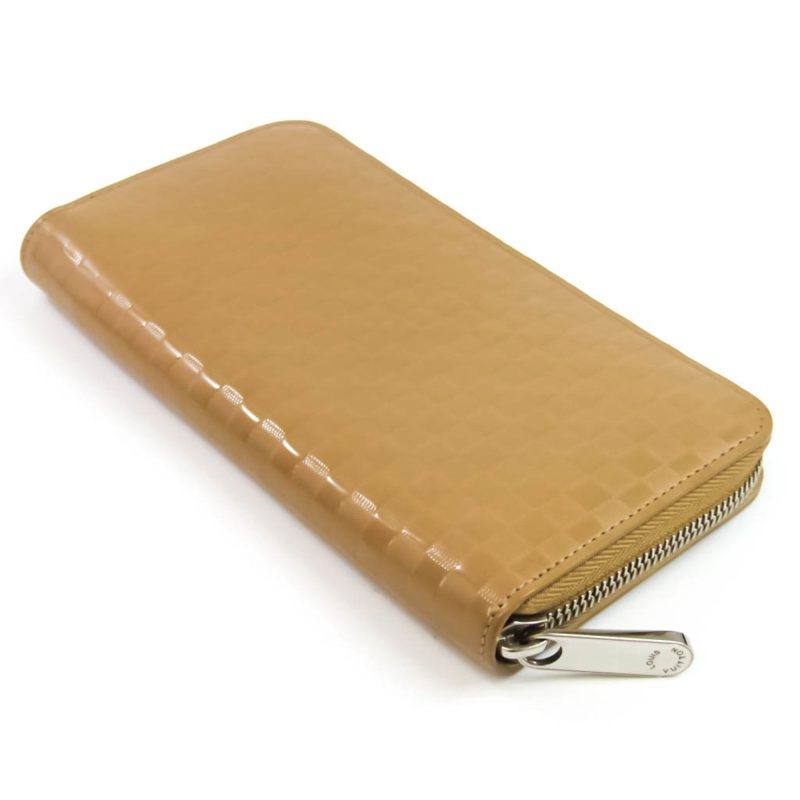 Louis Vuitton Damier Facet Zippy Wallet M94442 Unisex Leather Long Wallet (bi-fold) Beige - Logoexplore - Image 2