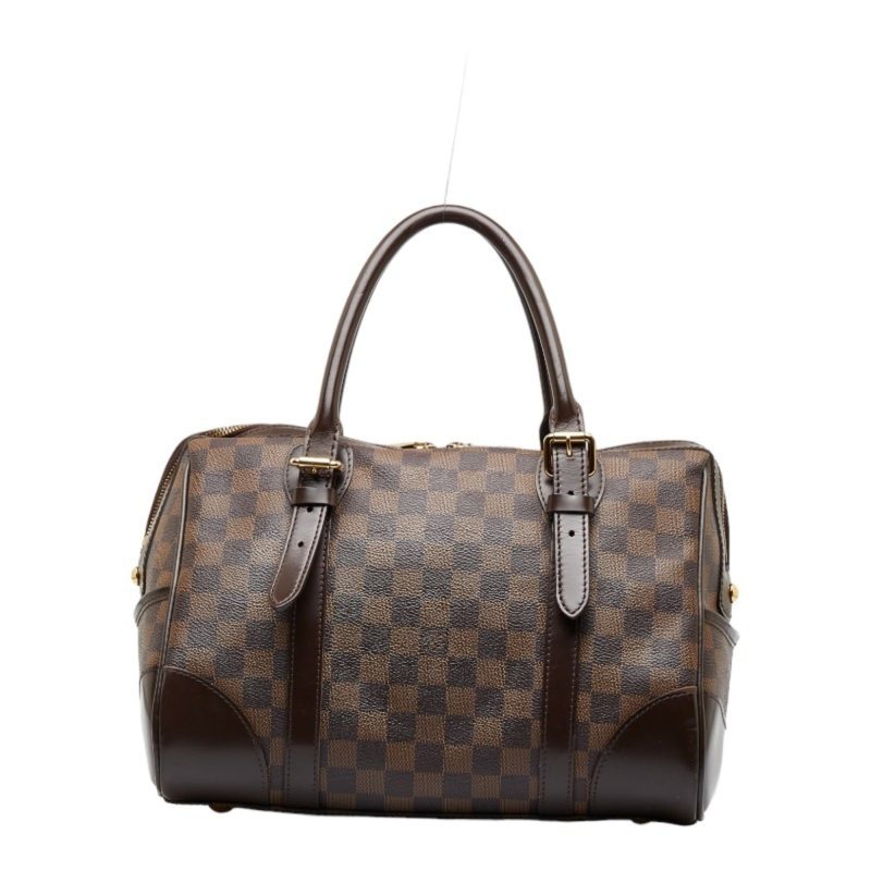 LOUIS VUITTON Damier Berkley handbag N52000 brown PVC leather ladies - Logoexplore - Image 3