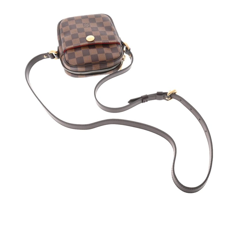 LOUIS VUITTON Damier Lift Brown N60009 Women's Canvas Shoulder Bag - Logoexplore - Image 3