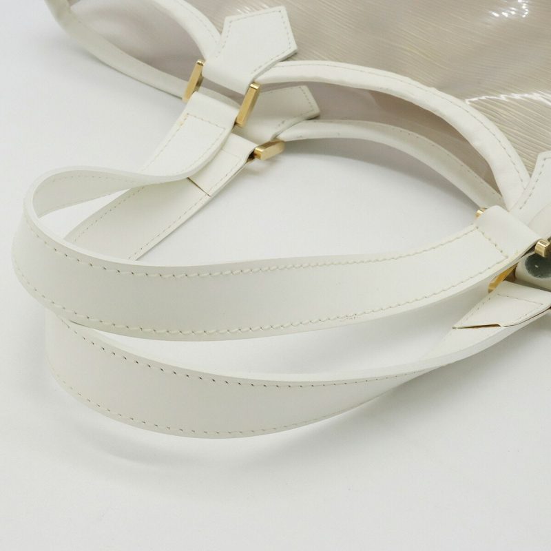 LOUIS VUITTON Epiplage Lagoon Bay Tote Bag Vinyl Leather Coconut Clear Gold M92151 - Logoexplore - Image 4