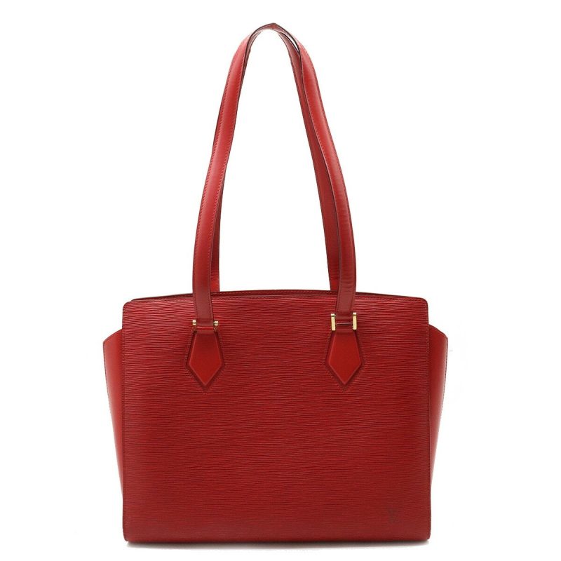 LOUIS VUITTON Epi Duplex Tote Bag Shoulder Castilian Red M52427 - Logoexplore