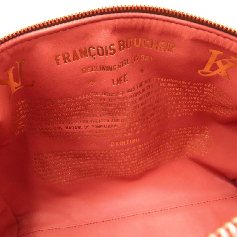 LOUIS VUITTON Boucher Speedy 30 Pink Mulch color Masters collection PVC coated canvas M43353 - Logoexplore - Image 9