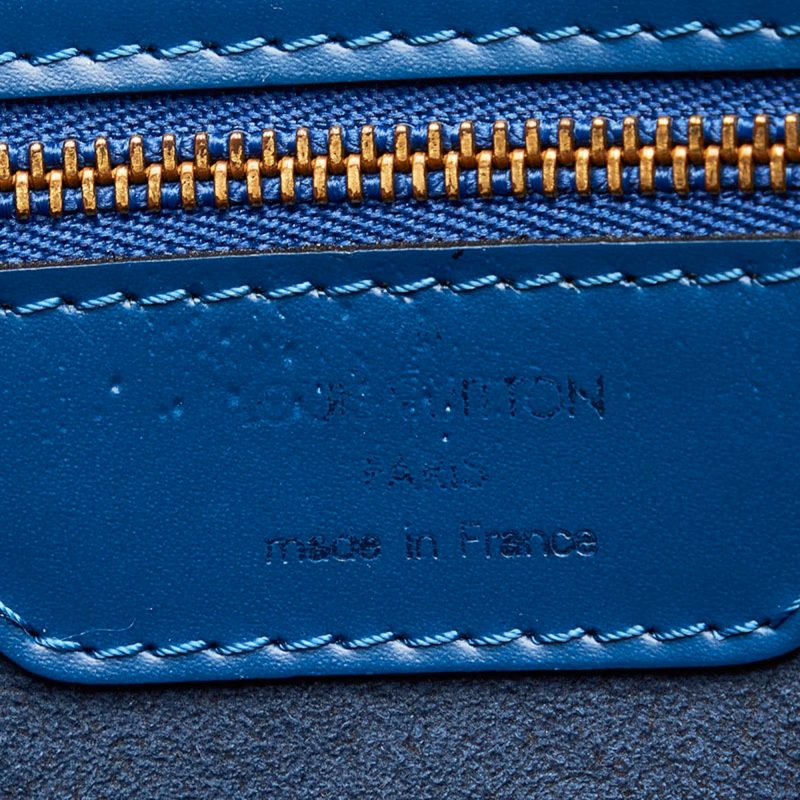 Louis Vuitton Epi Saint-Jacques Handbag Tote Bag M52265 Toledo Blue Leather Women's LOUIS VUITTON - Logoexplore - Image 8