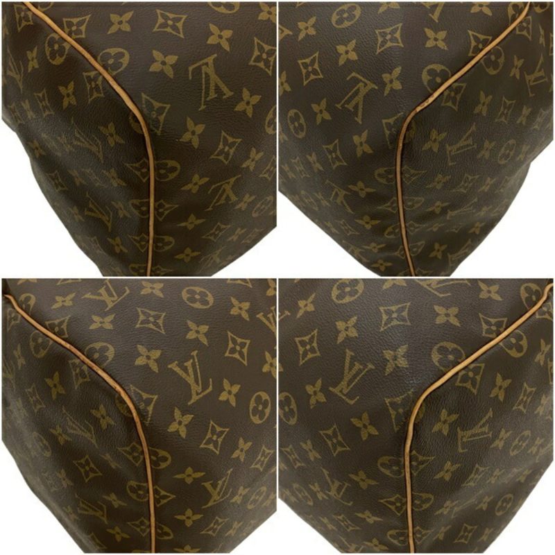 Louis Vuitton Boston Bag Keepol 55 Brown Beige Monogram M41424 Nume MI0951 LOUIS VUITTON Handbag Unisex Louis Vuitton - Logoexplore - Image 5