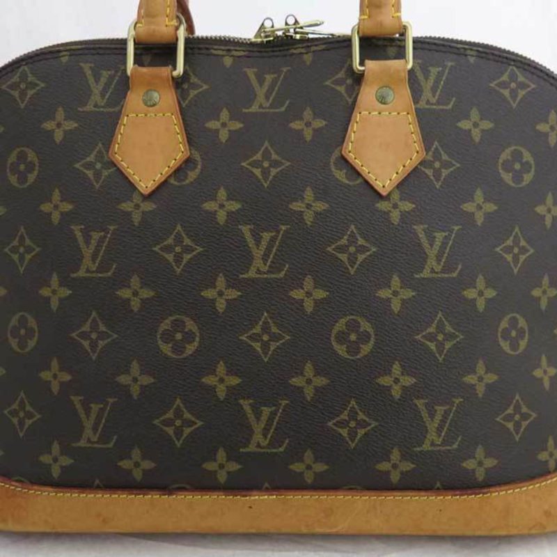 Louis Vuitton Handbag Monogram Alma Brown Canvas Bag Ladies M51130 - Logoexplore - Image 2