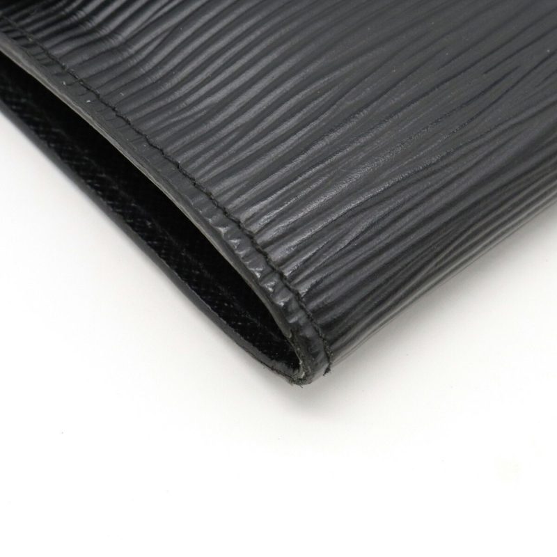 LOUIS VUITTON Epi Portefeuille Victorine Trifold Wallet Noir Black M62173 - Logoexplore - Image 3