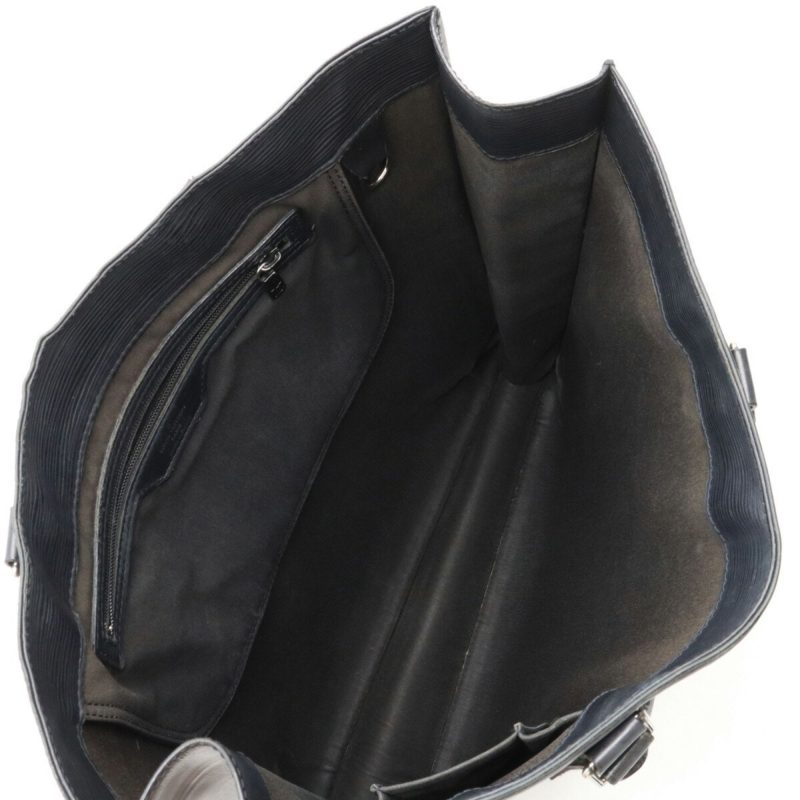 LOUIS VUITTON Epi Sac Pla Tote Bag Handbag Square Noir Black M59082 - Logoexplore - Image 5