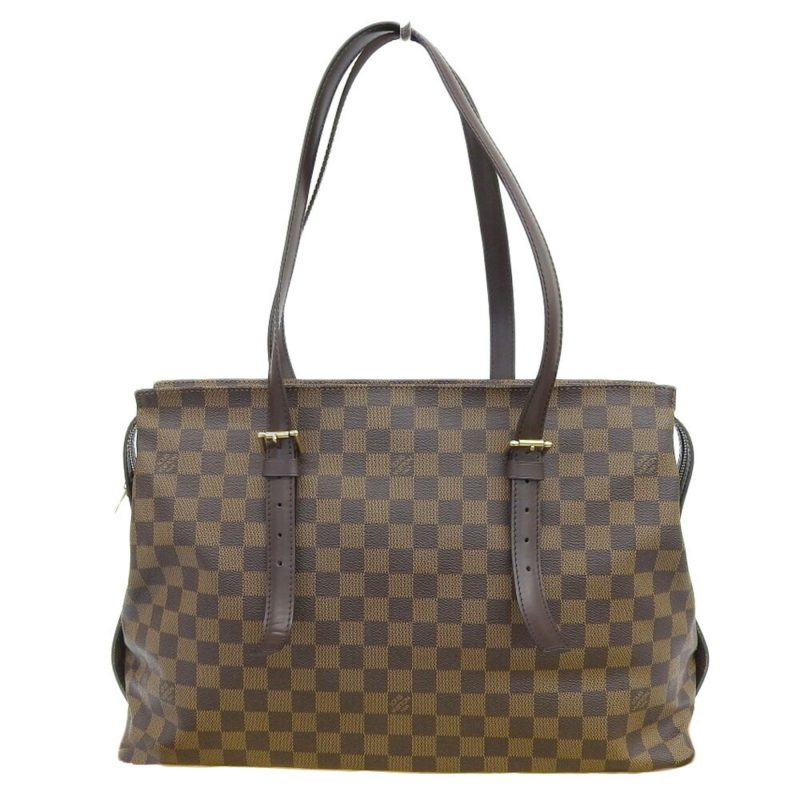 LOUIS VUITTON Damier Chelsea shoulder bag tote Ebene N51119 - Logoexplore