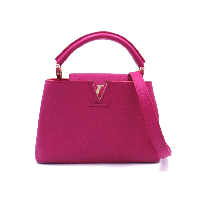 LOUIS VUITTON CapucineBB Pink Taurillon Clemence Leather leather M90294 - Logoexplore