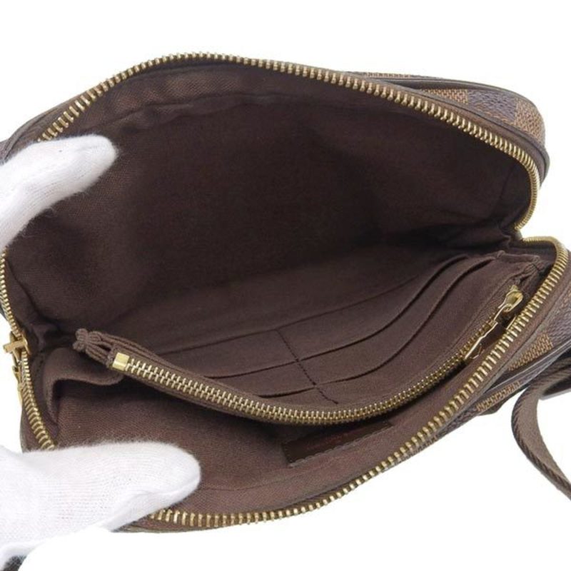 LOUIS VUITTON Damier Bum Bag Brooklyn Waist Body N41101 Brown Women's - Logoexplore - Image 6