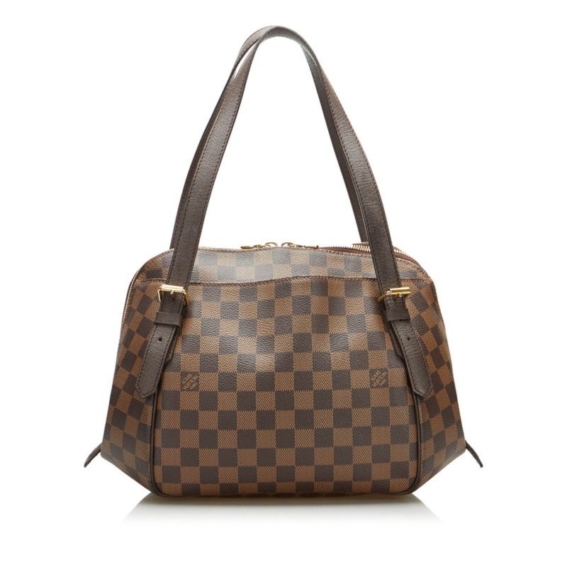 LOUIS VUITTON Damier Belem MM Handbag Shoulder Bag N51174 Brown PVC Leather Women's - Logoexplore - Image 3
