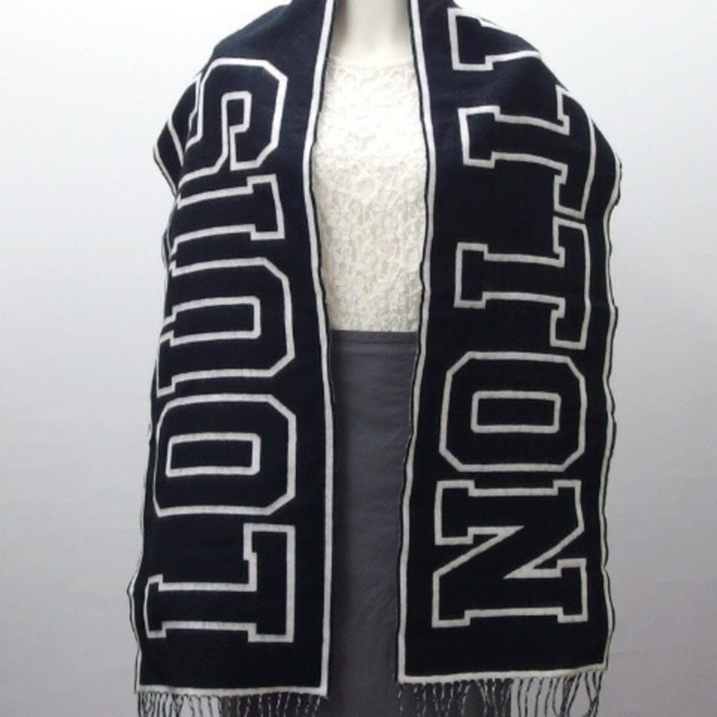 LOUIS VUITTON Escharpe City Design Muffler Black - Logoexplore - Image 2