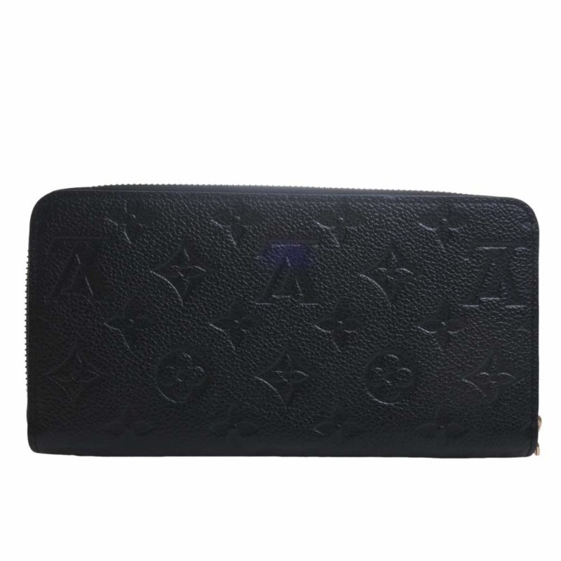 LOUIS VUITTON Empreinte Zippy Round Long Wallet M61864 Black Ladies - Logoexplore - Image 2