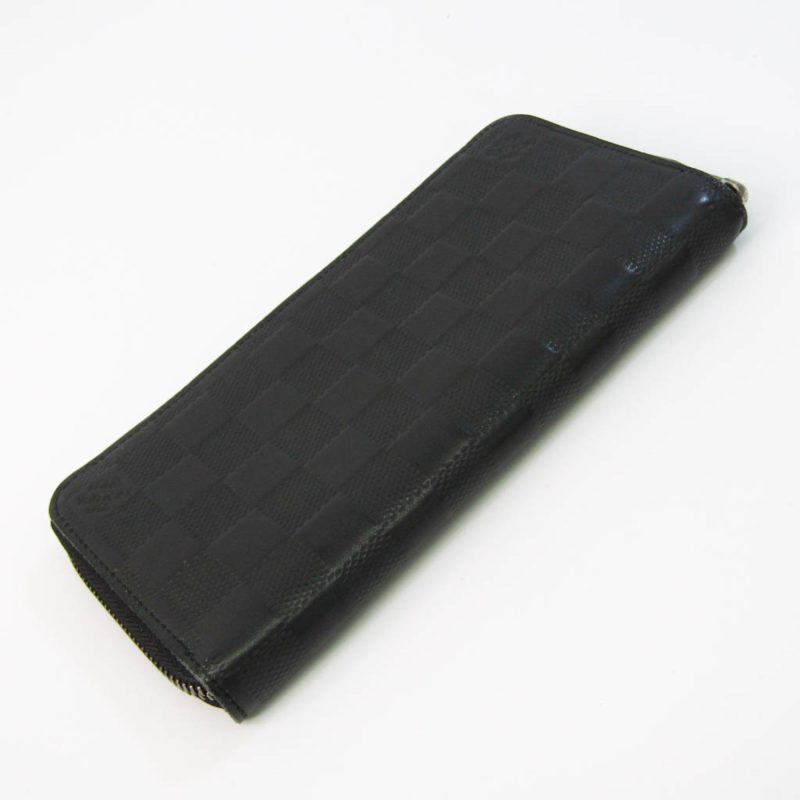 Louis Vuitton Damier Infini Zippy Wallet Vertical N63548 Men's Damier Infini Long Wallet (bi-fold) Onyx - Logoexplore - Image 2
