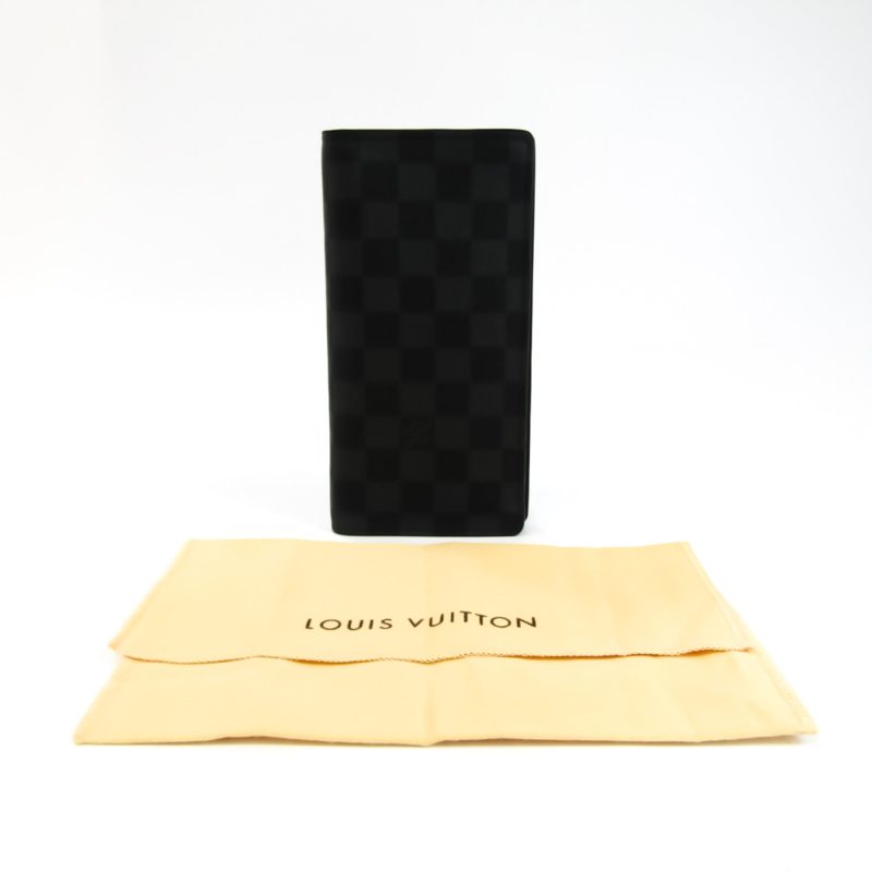 Louis Vuitton Damier Graphite Portofeuil Brother N62665 Men's Damier Graphite Long Wallet (bi-fold) Damier Graphite - Logoexplore - Image 9