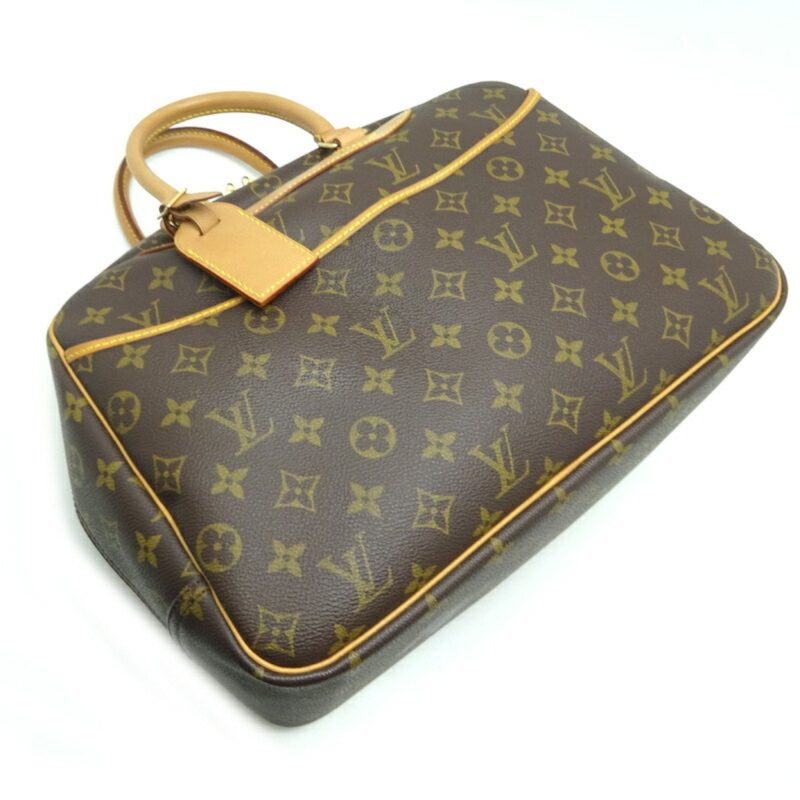 LOUIS VUITTON Deauville [Bowling Vanity] Women's Handbag M47270 Monogram Ebene [Brown] - Logoexplore - Image 3