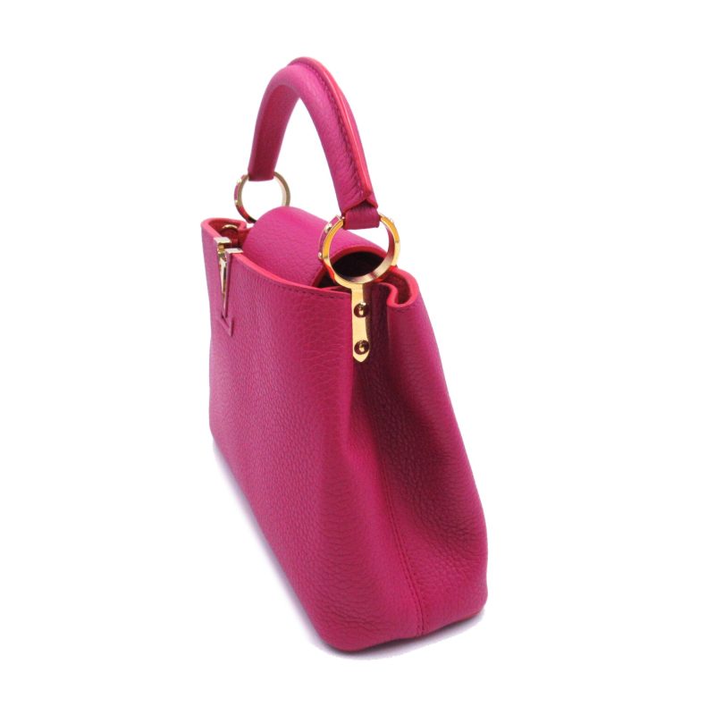 LOUIS VUITTON CapucineBB Pink Taurillon Clemence Leather leather M90294 - Logoexplore - Image 4