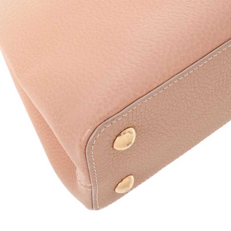 LOUIS VUITTON Capucines PM Beige Gradient M53250 Women's Taurillon Leather Handbag - Logoexplore - Image 9