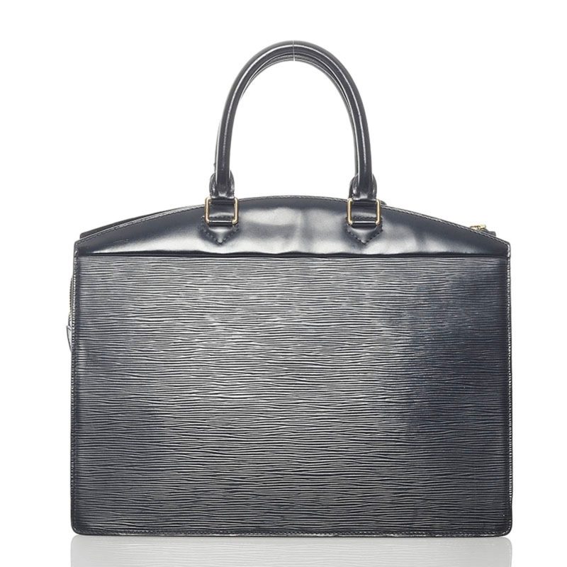 Louis Vuitton Epi Riviera Handbag M48182 Noir Leather Ladies LOUIS VUITTON - Logoexplore - Image 3
