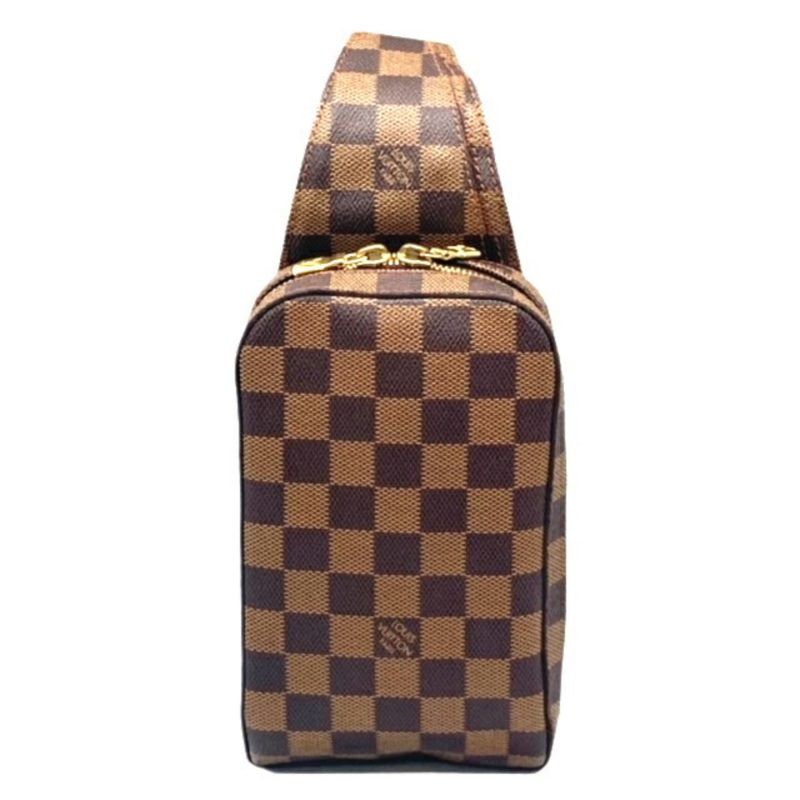 LOUIS VUITTON Damier Jeronimos N51994 Brown Waist Pouch Body Bag Men Women - Logoexplore
